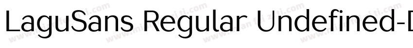 LaguSans Regular Undefined字体转换